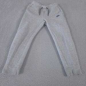 Nike Sweatpants Kids Size L Grey Sportswear Tech Fleece Joggers Tapered Leg